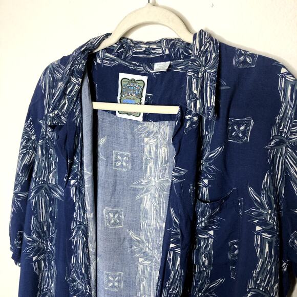 Ocean Current Vintage Hawaiian Shirt XL - Picture 8 of 9